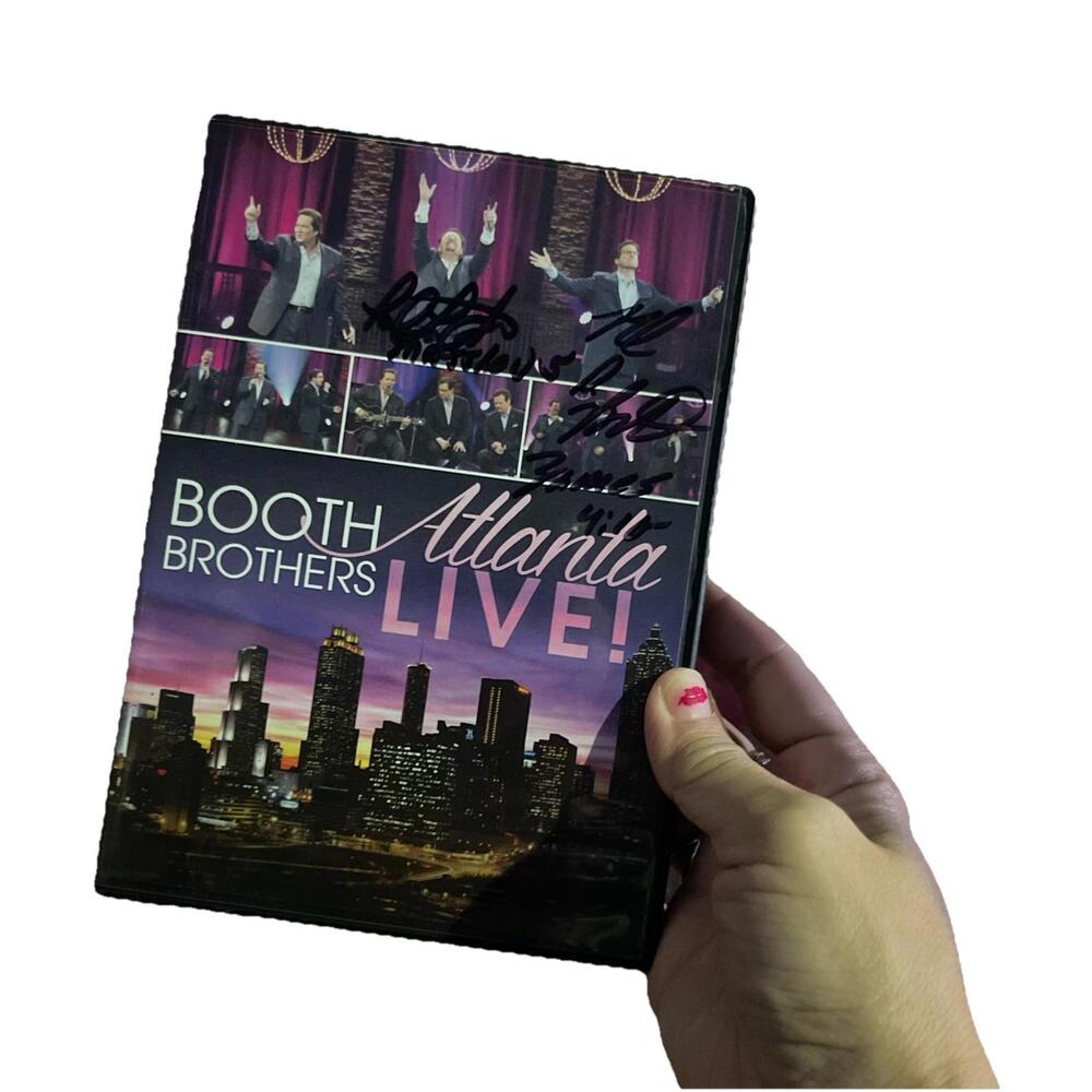 Booth Brothers Christian Gospel Music DVD Atlanta Live 2016 Church Signed H75